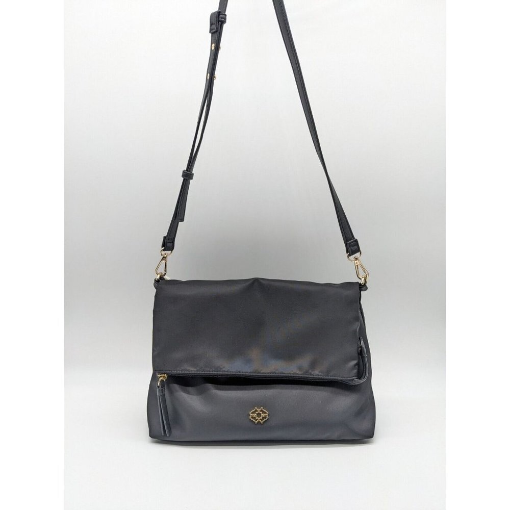RADLEY London Flap Over nylon medium crossbody bag - BLACK (Modified)